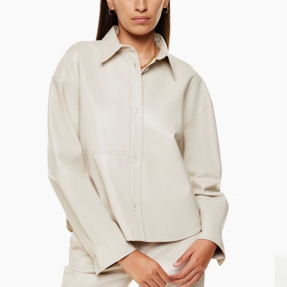 ❌SOLD❌ Babaton Pelli Hip Shirt Jacket sz 2XS - Picture 1 of 14